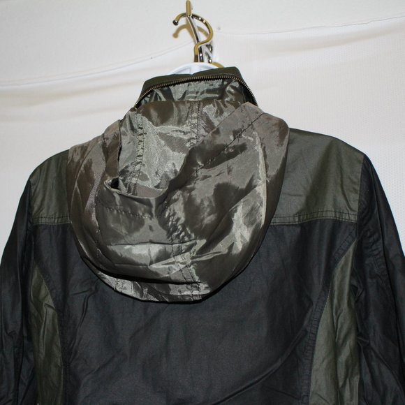 Michael Kors Olive Green/Black Jacket Size L - Picture 7 of 8